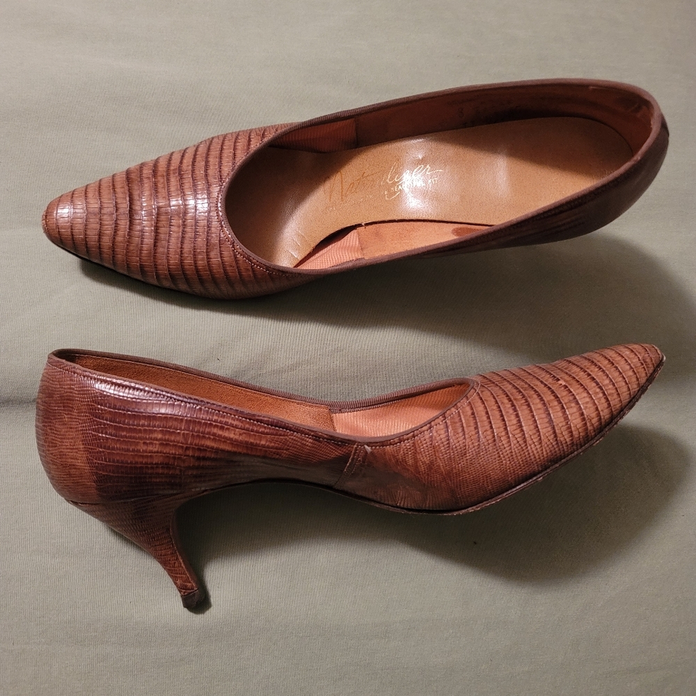 Vintage alligator/crocodile heels